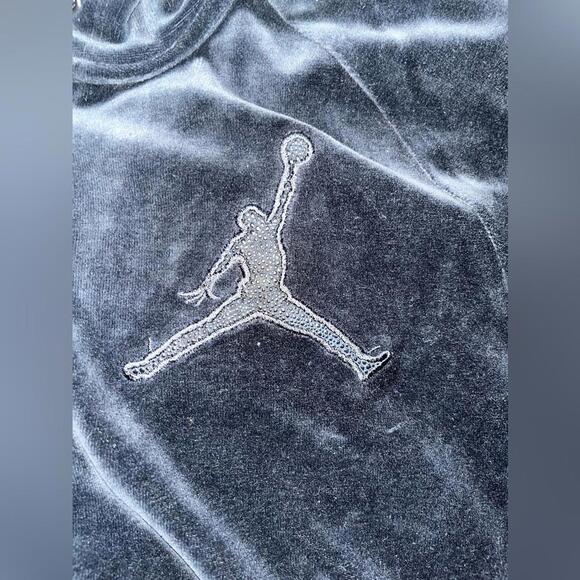 Jordan Ovo Velour Hoodie Black - Picture 5 of 10